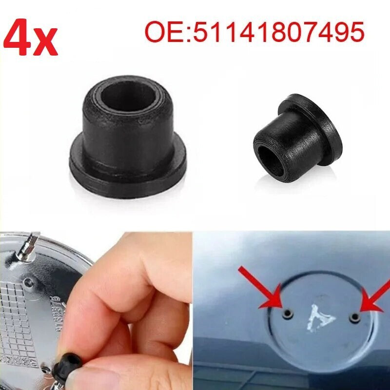 4x Bonnet Boot Grommets Badge Stoppers for Bmw E39 E60 E63 E65 F01 51141807495