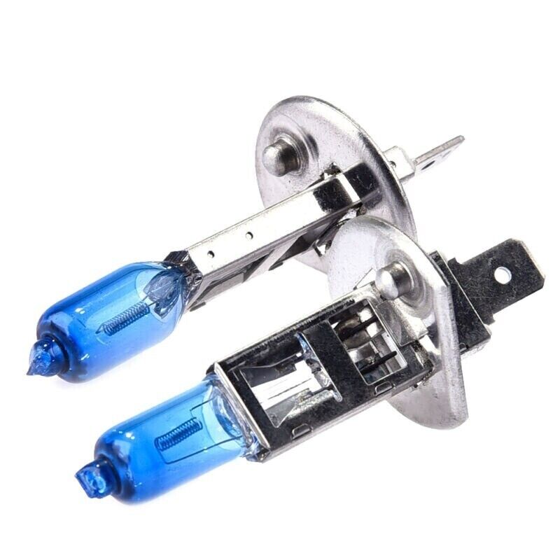 2x White Xenon H1 Bulbs 12V 100W Car HID  Headlight Light Lamp Bulb