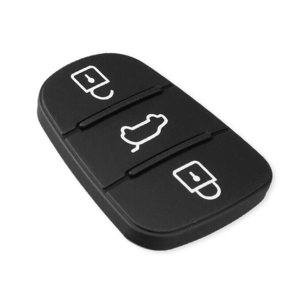 4x 3 BUTTON HYUNDAI KIA KEY FOB RUBBER PAD INSERT REPAIR FOR i10 i20 i30 ix35