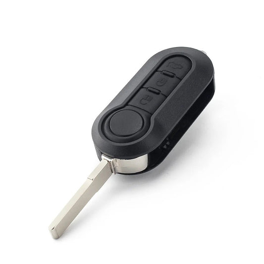 3 Button Remote Key Shell Case fits Fiat 500 Punto Panda Bravo Stilo
