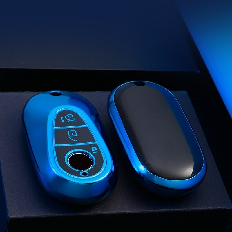 Key Case Cover for Mercedes Benz 2021 C S Class W223 W206 S350L S400L TPU Case