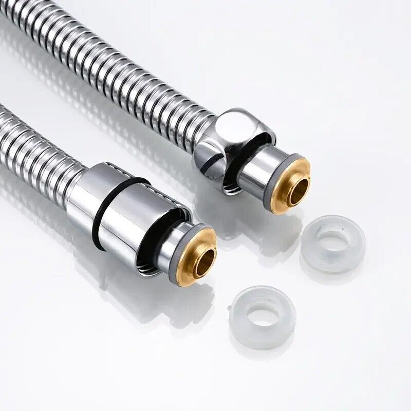 1.5M Stainless Steel Hose Extension Tube Bathroom Shower Tube Extension Tube