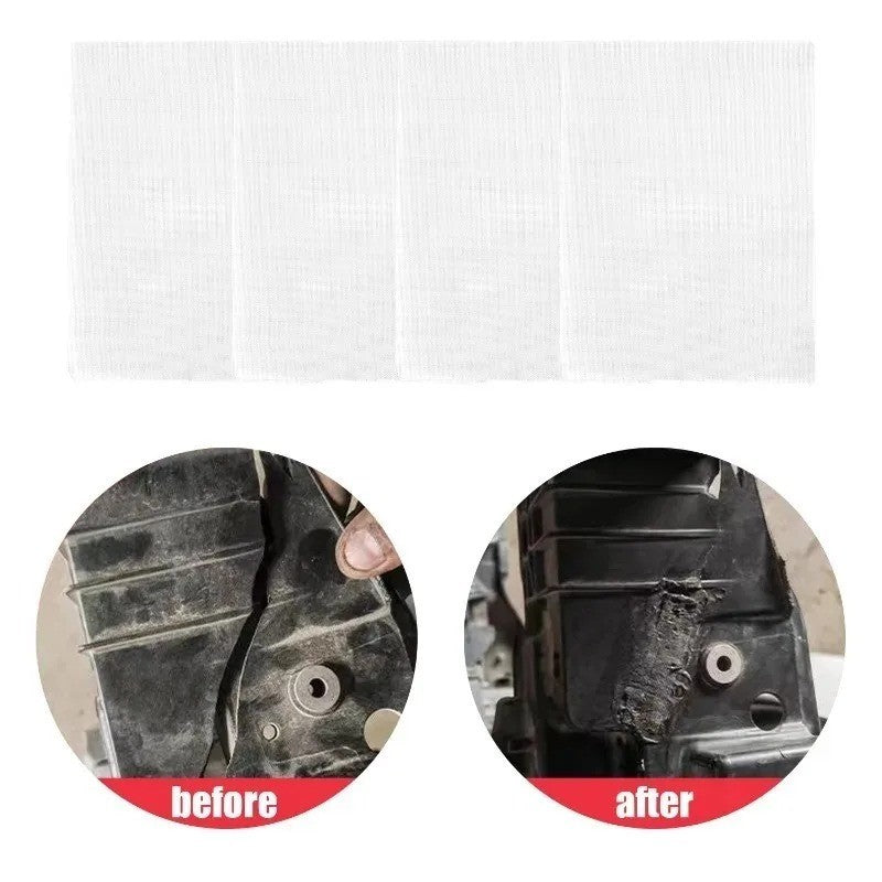 1x Stainless Steel Repair Mesh Car Bumper Plastic Crack Patch Trimmable 20x15cm