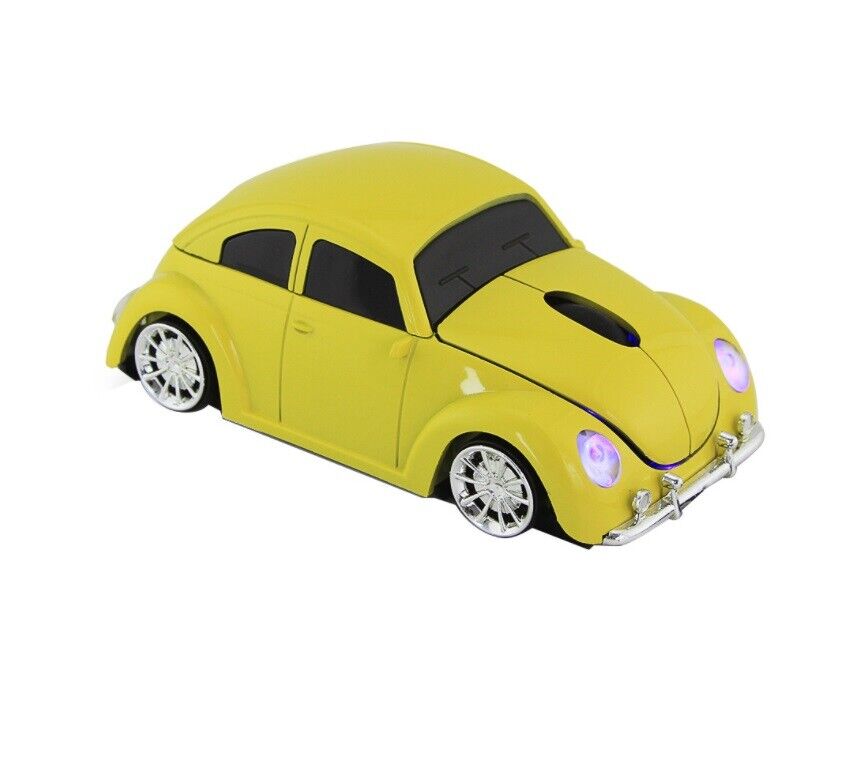 PC Mouse Wireless Led Light Gift Present Retro Car USB 2.4GH