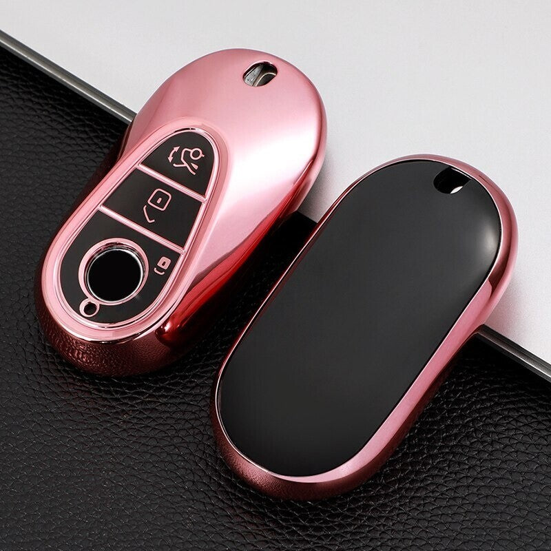 Car Key Case Cover for Mercedes Benz 2021 C S Class W223 W206 S350L S400L S450