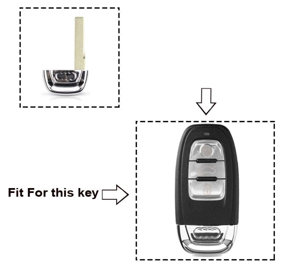 Blank Key Blade for Audi A3 A4 A5 A6 A8 Quattro Q5 Q7 A6 A8