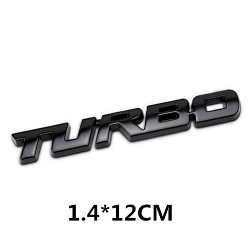 Turbo Car Sticker 3D Car Modified Limited Edition Style Emblem Car Emblem