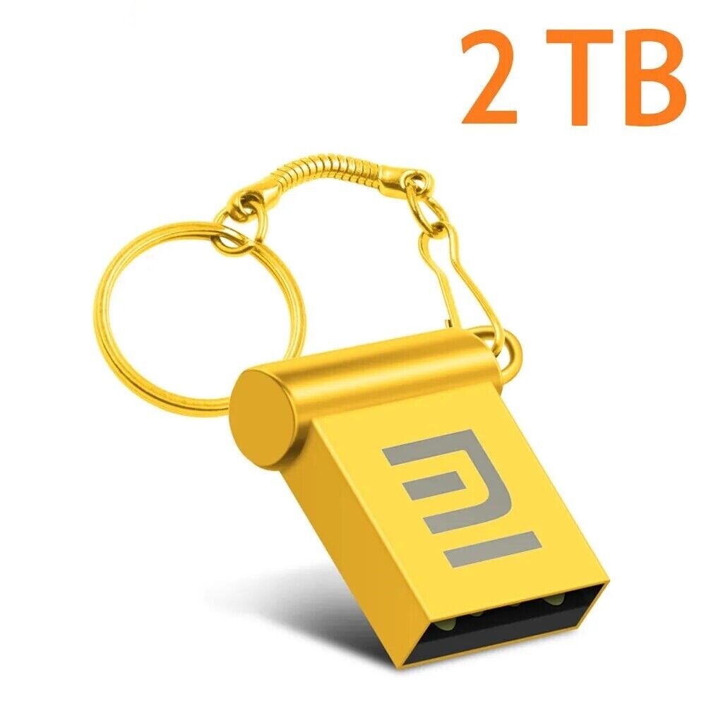 2TB Pendrive USB 3.0 Metal High Speed Flash Pen Drive Waterproof