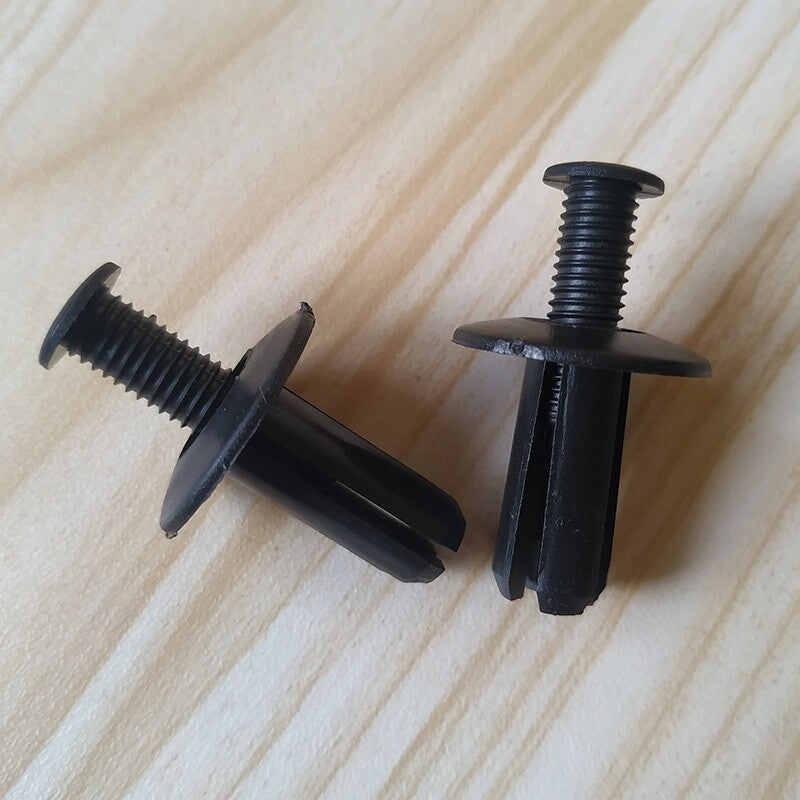 10x 7mm Hole Push In Retainer Fastener Car Fender Expansion Screw Rivet Clips