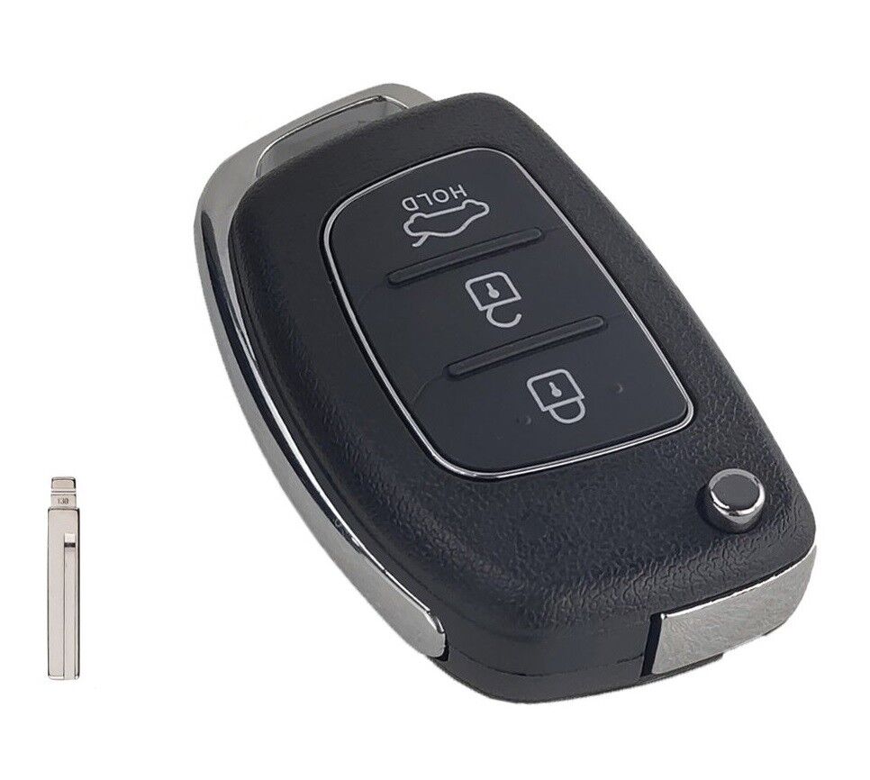 Hyundai IX35 IX45 ELANTRA Solaris 3 Button Remote Key Fob Shell Case Cover