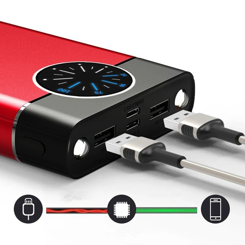 Power Bank 99000mAh Type C Micro USB C Power Bank LED Display Portable External