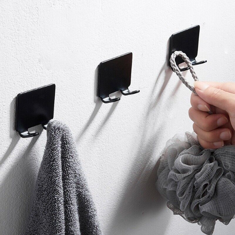 Shaver Holder Bathroom Towel Holder Razor Rack Self Adhesive Kitchen Bathroom