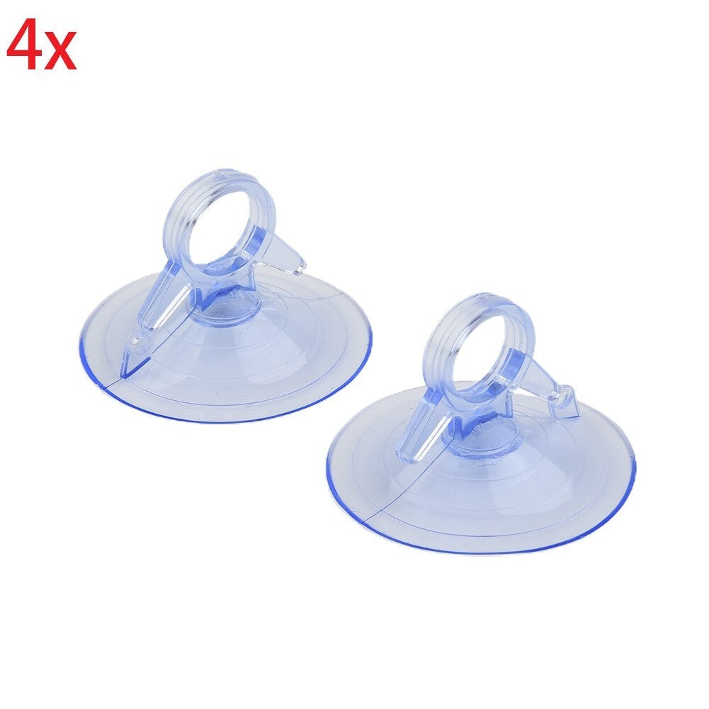 4x Suction Cups 45mm PVC for Glass Car Decoration Sunshade 