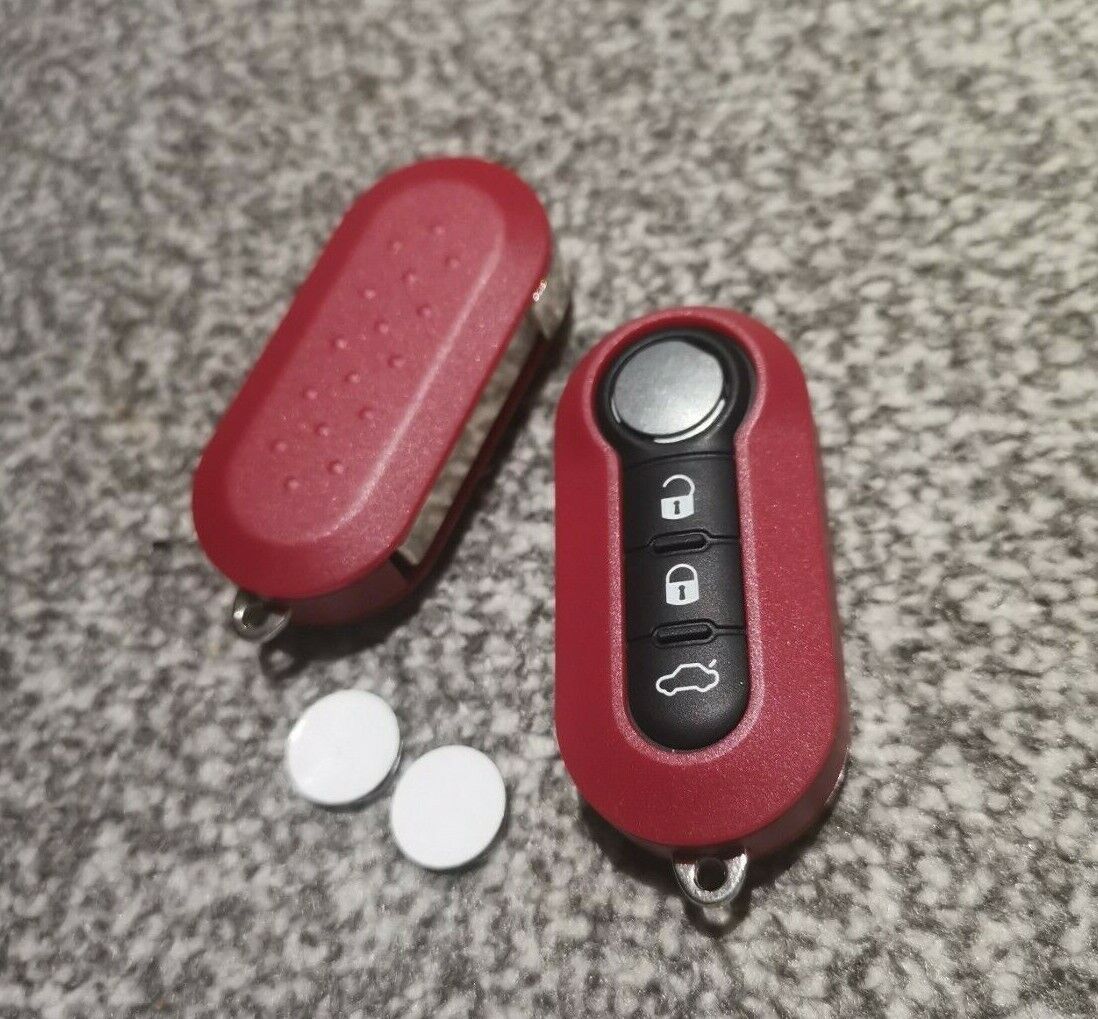 3 Button Remote Fob Shell Key for Fiat 500 Panda Brava Punto Stilo