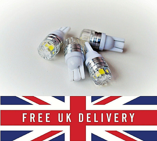 Diamond Lens Car License Plate Light Bulb T10 W5W 2 SMD 5630