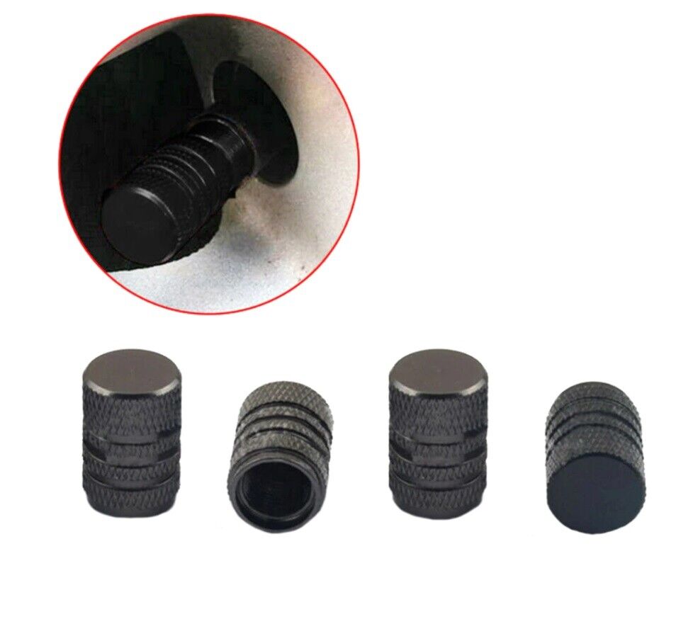 4x Tyre Valve Dust Caps for Car, Van, Motorcycle, Bmx