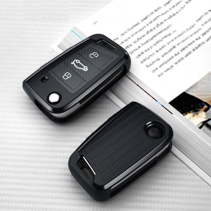 Remote Key Fob Case fits Volkswagen VW Golf mk7 3 4 5 6 Skoda Polo Passat Tiguan