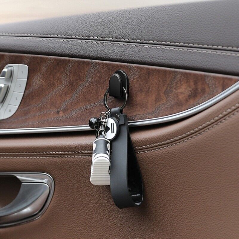 1x Car Hook USB Cable Organizer Headphone Key Storage Self Adhesive Hook Hanger