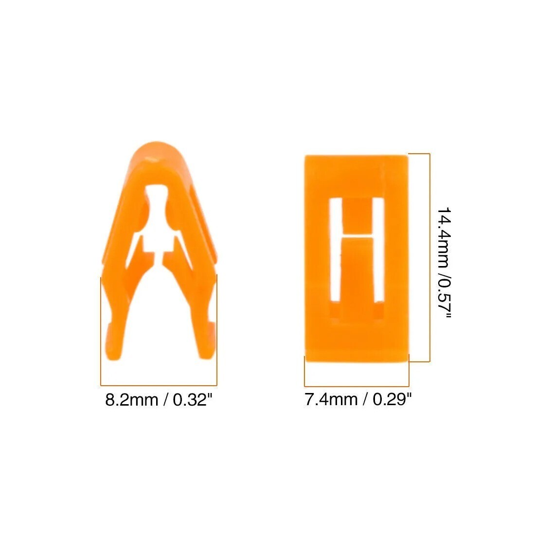 10x Body Trim Panel Clips for Dash Panel DVD Panel Clip fits Ford For Mercury