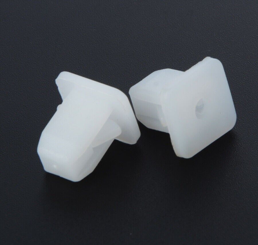 15x White Square Auto Fasteners Car Bumper Hold Clips 14x15x8mm