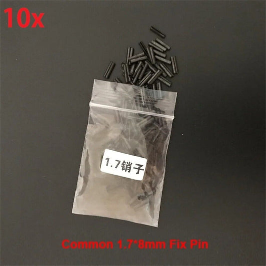 10x Fixed Pins for Car Flip Key Fob Repair Locksmith Parts 1.7mm x 8mm