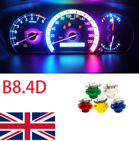 B8.4D Led Car Auto 1 SMD 5050 T5 Lamp Car Instrument Dash Dashboard Light