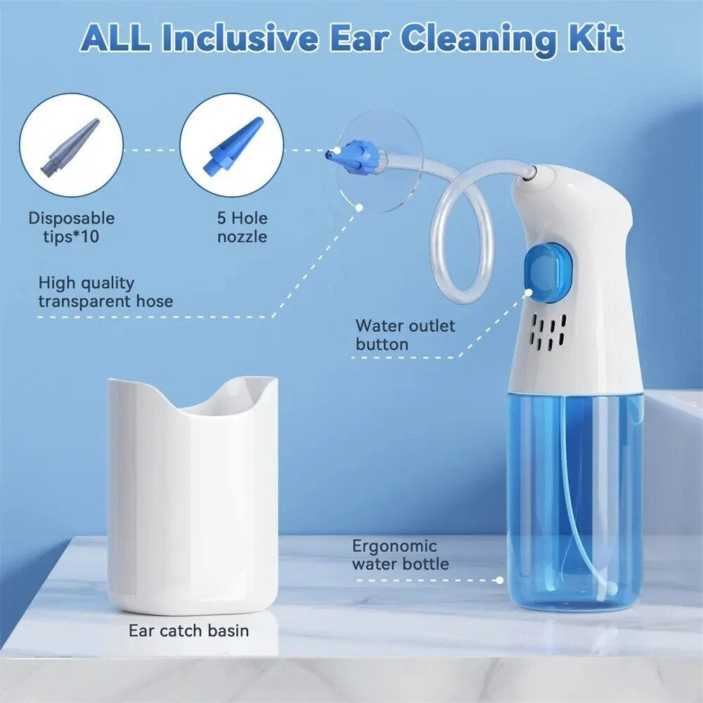 Ear Wax Removal Manual Ear Cleaner Water Cleaner Earwax Remover Kit