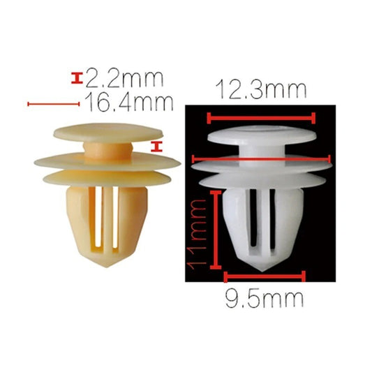 10x Auto Door Clip Car Plastic Clips And Fasteners Auto Fastener Nuts Screws