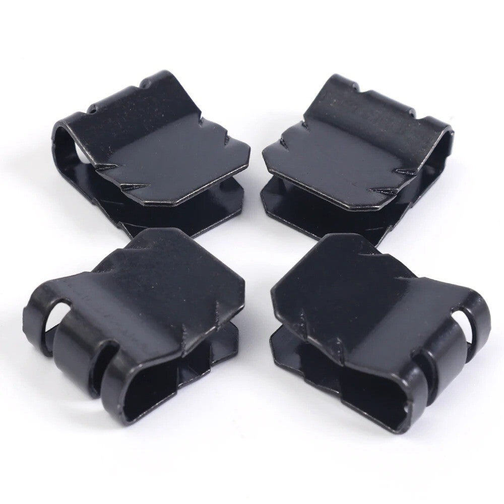10x Car Mudguard Fixing Clips Auto Engine Guard U-shaped Buckle Clamps
