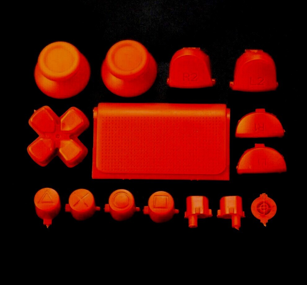 Remote Controller Buttons Full Set 11 colours for PS4 Pro Slim Sony PlayStation
