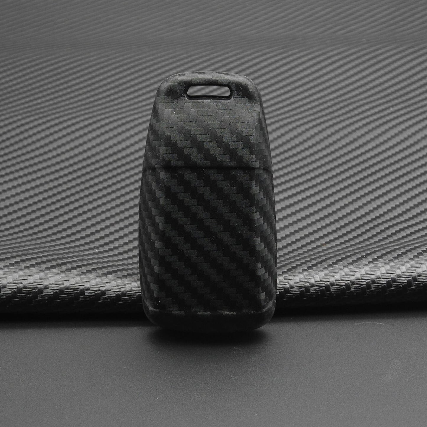 Remote Key Fob Carbon Case Cover for Audi A4 B9 Q5 Q7 TT TTS 8S 2016 2017