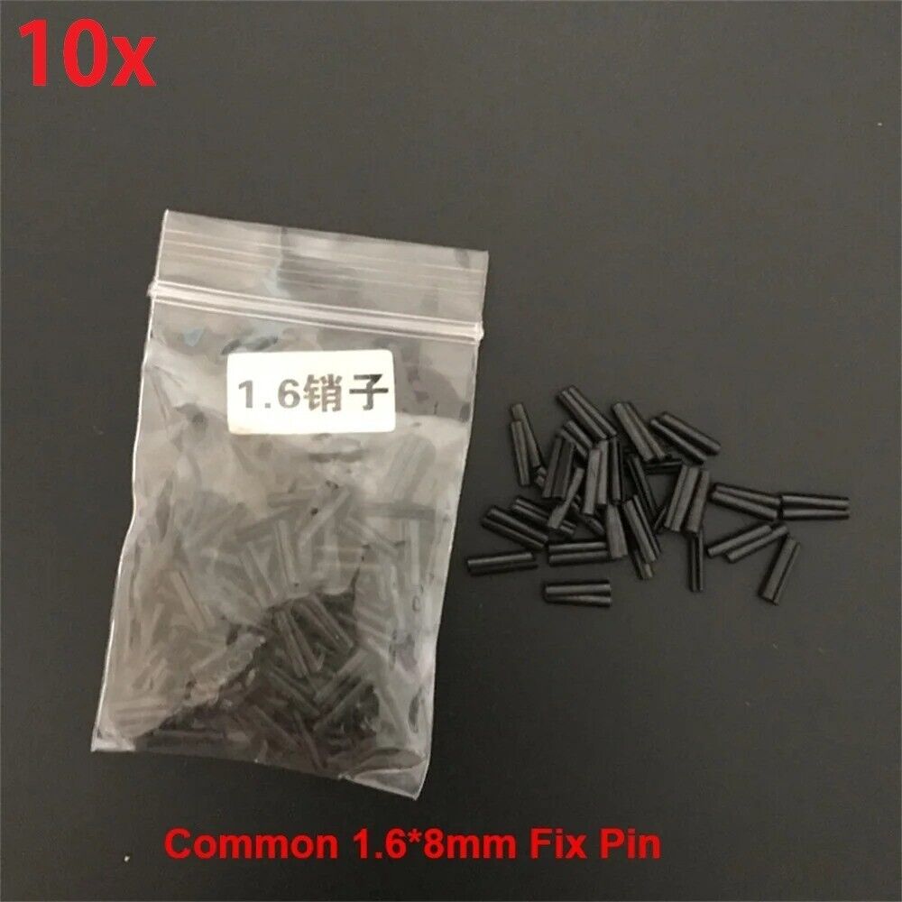 10x Fixed Pins for Car Flip Key Fob Repair Locksmith Parts 1.6mm x 8mm