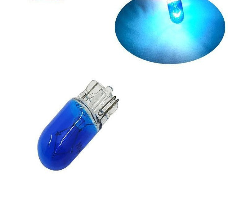 10x Car T10 Halogen W5W 194 158 Wedge 12v 5w Bulbs (5 Colours)