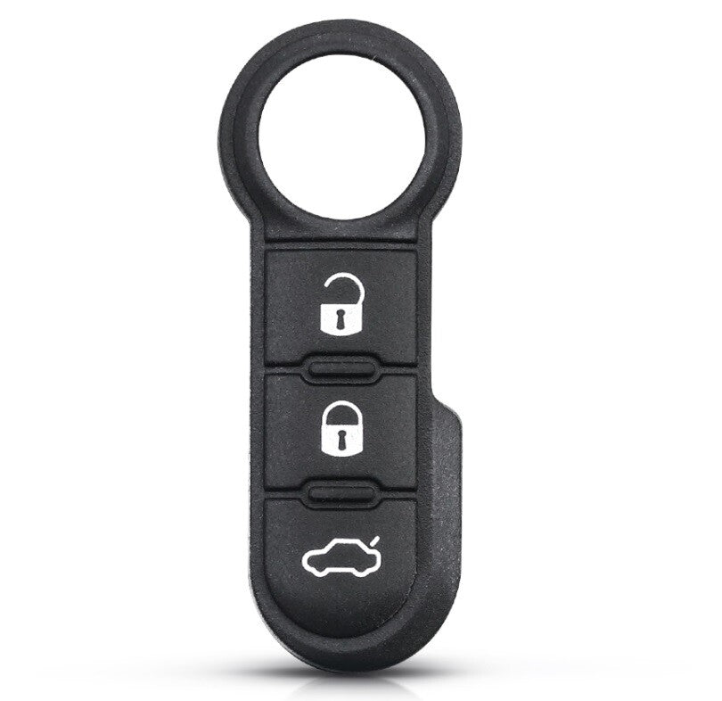 2x 3 Button Key Rubber Pad for Fiat 500 Abarth Panda Punto Bravo Ducato