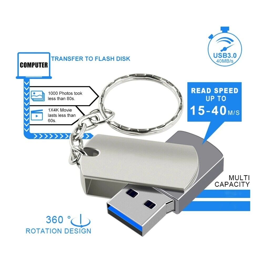 2TB 2023 High Speed USB 3.0 Pen Drive Portable Flash Drive USB Stick