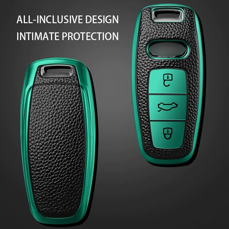 Remote Key Fob Cover Case for Audi A3 A4 B9 A6 C8 A7 S7 4K A8 D5 S8 Q7 Q8 SQ8