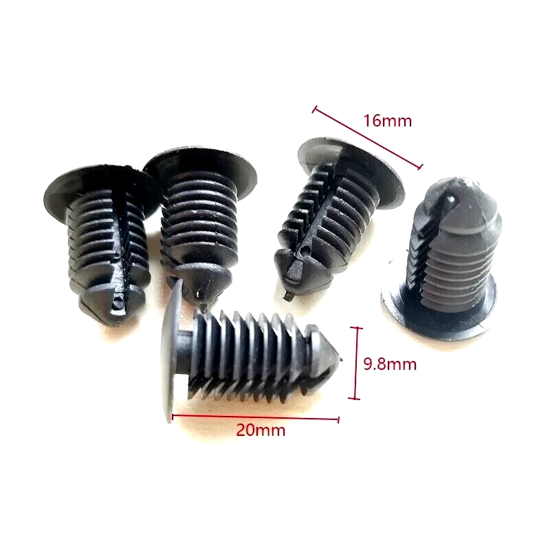 10x Auto Fastener 10mm Hole Fender Bumper Shield Retainer Clips Ford Chrysler
