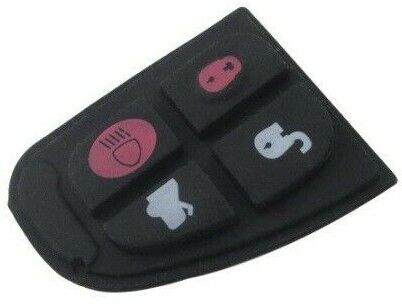 4 Button Remote Key Fob Rubber Pad Replacement Repair for Jaguar X Type XF E S 