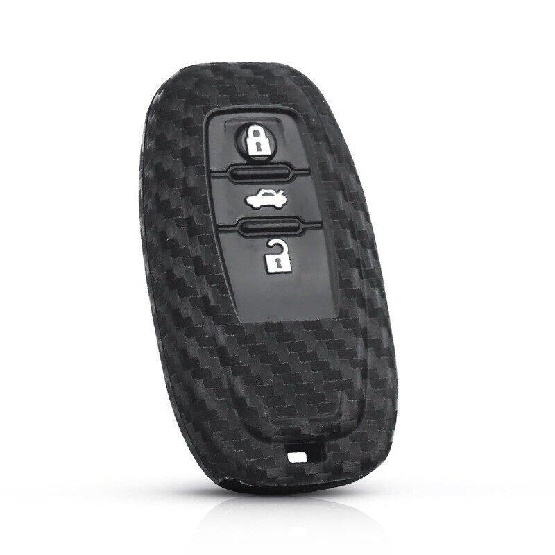 Carbon Car Key Case Cover for Audi A6 A4 Q5  A3 B6 B7 B8