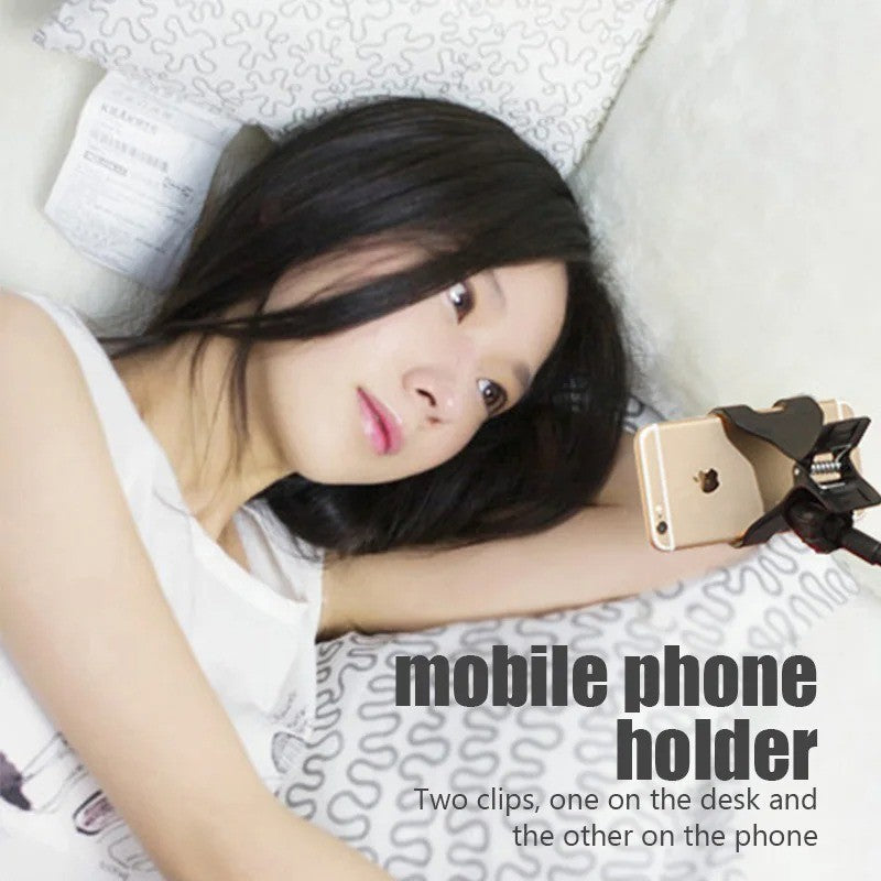 Mobile Phone Holder Flexible Holder Adjustable Cell Phone Clip Home Bed Deskop