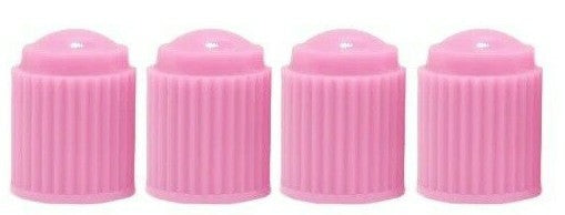 12x Pink Tyre Valve Dust Caps Car, Van, Motorcycle, Bmx
