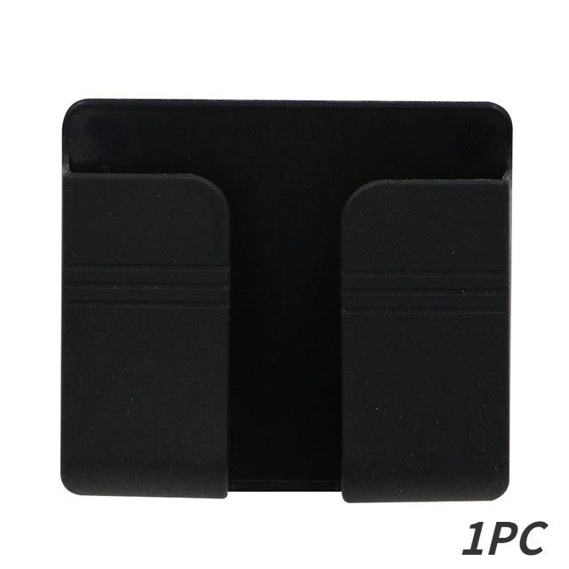 Wall Mounted Phone Holder Multifunction Punch Free Organizer TV Remote Control