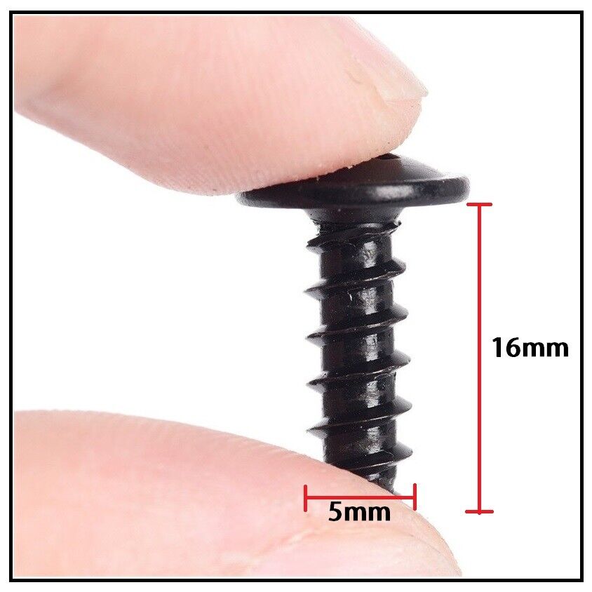 10x Engine Cover Wheel Arch Screws 5x16mm for VW Audi