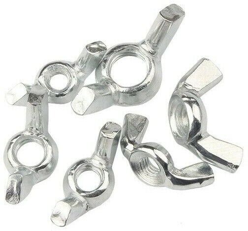 M3 M4 M5 M6 M8 Butterfly Screw Nuts Zinc Plated Carbon Steel Nuts