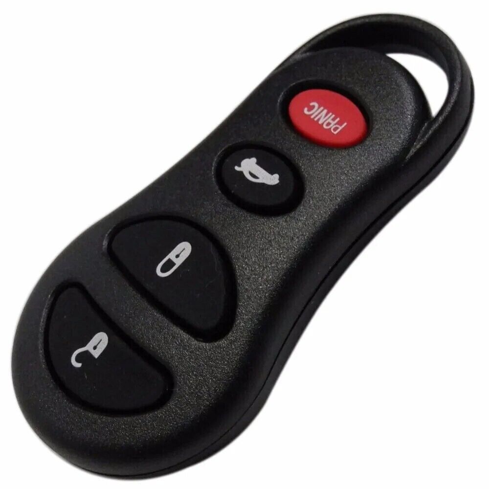 4 Button Keyless Remote Key Shell Case for Jeep Chrysler Dodge