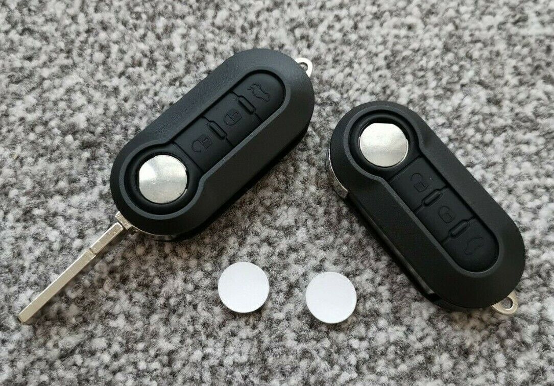 Fiat 3 Button Remote Key Shell Case for Fiat 500 Punto Panda Bravo Stilo