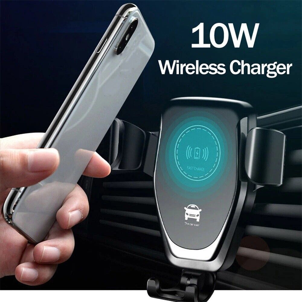  Wireless Fast Charger Car Mount Air Vent Mobile Phone Holder Universal