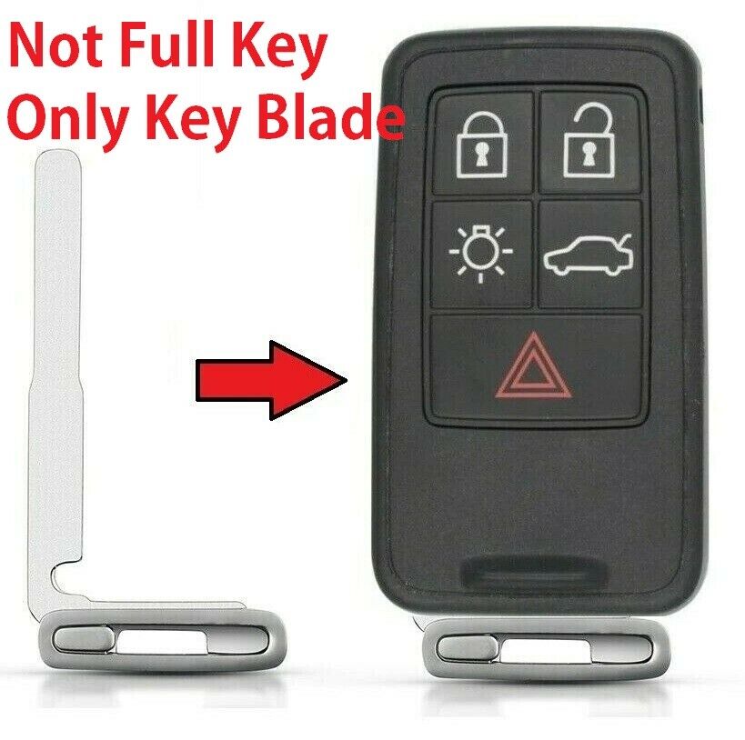 Volvo S40 S60 S80 XC60 V40 V70 V60 Emergency Uncut Key Blade