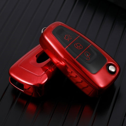 Key Case Cover for Ford Focus 2 3 MK3 Ecosport Kuga Escape Fiesta C-Max S-Max