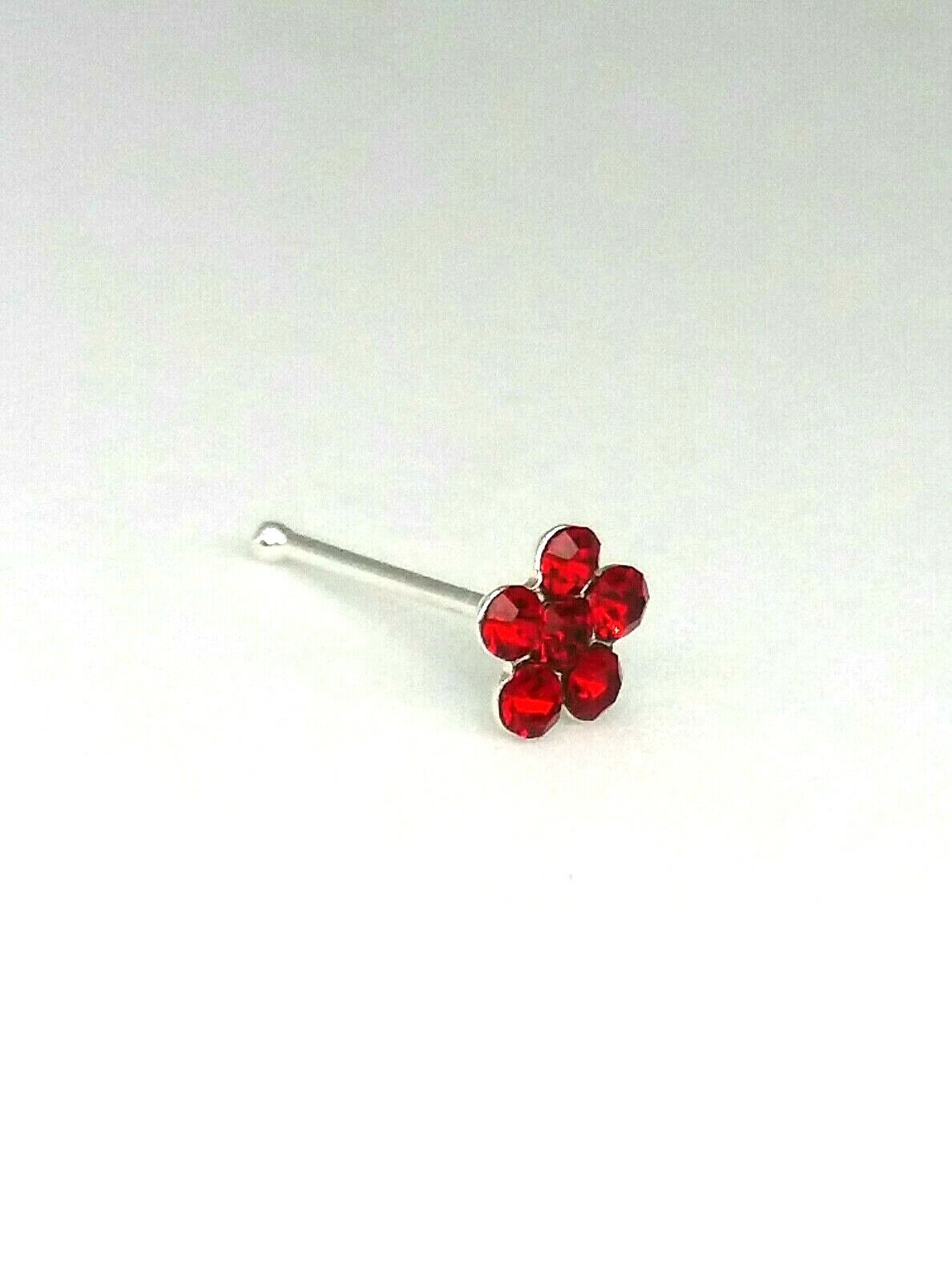 New Design Flower Nose Stud 925 Sterling Silver 